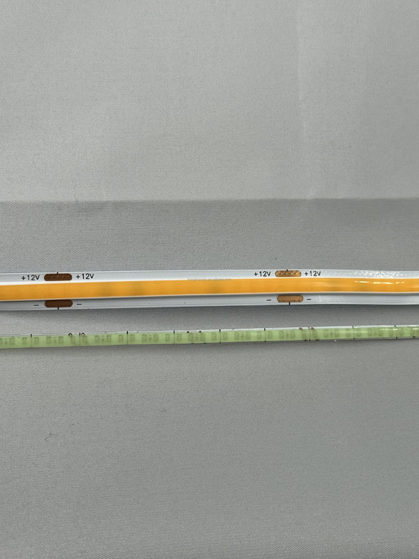 COB LED Strip 12V 1CM การตัด 3MM ความกว้างแคบมาก 5MM 100lm CRI90 3 320LEDs Double PCB
