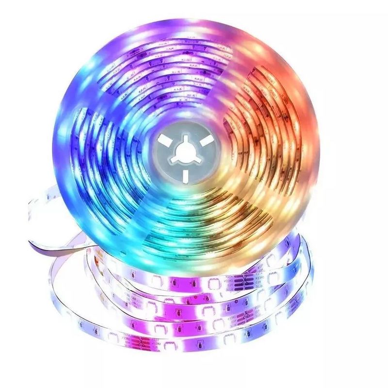 12V 5V 2835 5050 RGB WIFI Tuya Smart LED Light Strips Sync เพลงเพื่อตกแต่งบ้านแบบสมาร์ท