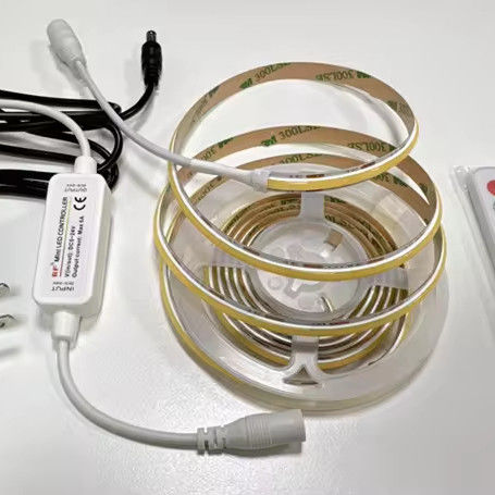 COB LED Strip DC24V CRI90 312LEDs / m IP33 IP40 IP44 พร้อมแสงเต็มระยะ 10m ที่มั่นคง