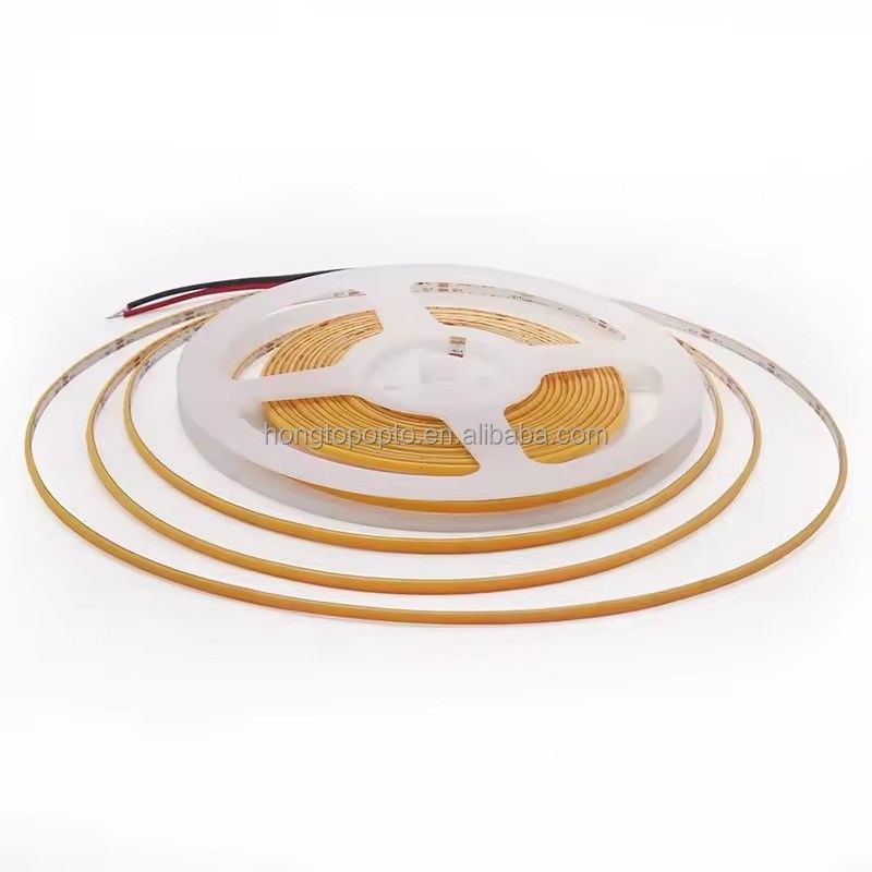 ความหนาแน่นสูง 400LEDs / m COB LED Strip Light 5M 16.4FT ยืดหยุ่นและทนทานด้วย 90 Ra CRI