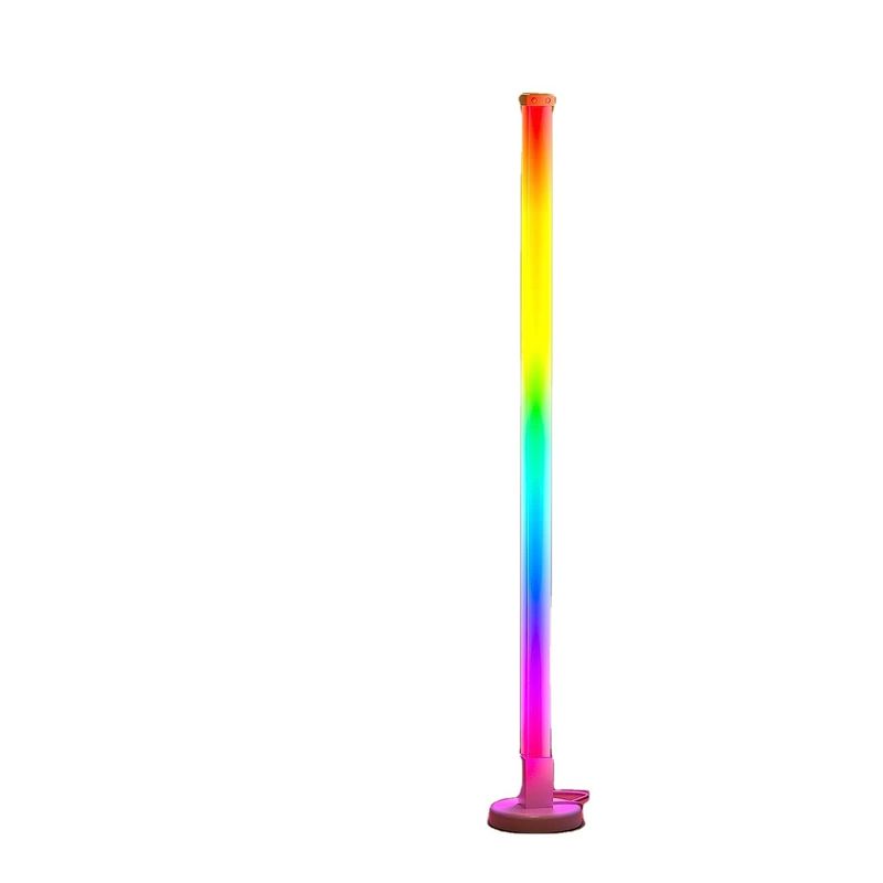 บรรยากาศ Smart Bluetooth Led Floor Lamp พร้อม USB Port และไฟพื้นที่ยืนที่สามารถดับได้