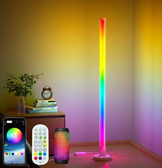 80 CRI Led Bedroom Corner Ambient Light พร้อม Remote Control และฟังก์ชาร์จ