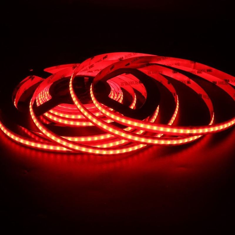 12v 24v 576LEDs RGB อุณหภูมิสี Cob Led Strip Light ปรับความสว่างด้วยและ CRI Ra 90