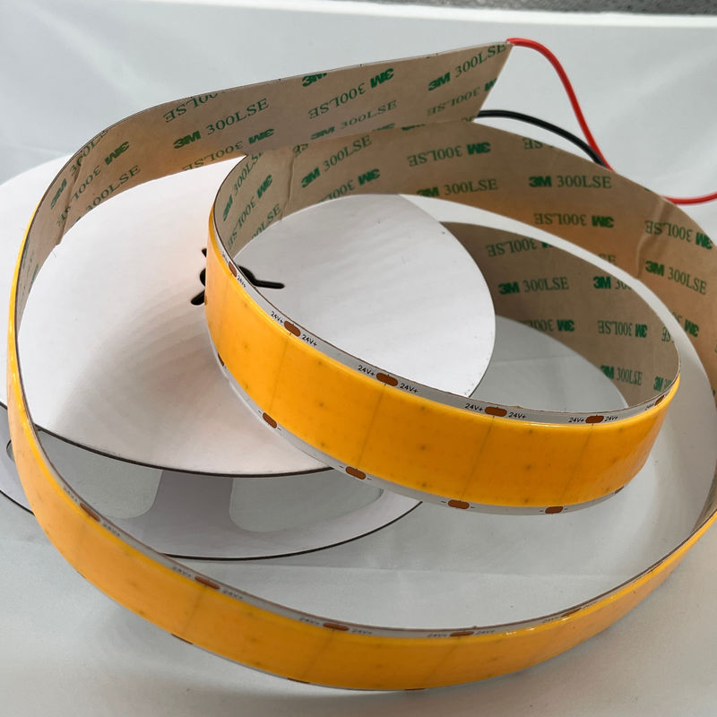 COB LED Strip Super Wide 30mm 1600chips 40W/M 2700k 3000k 6500k DC24V สําหรับโครงการเพดาน