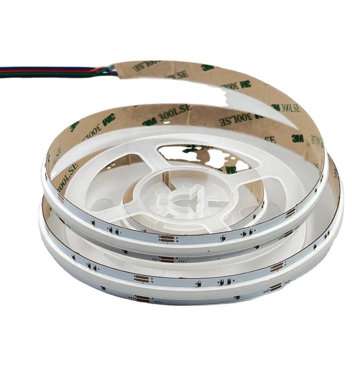 COB RGB 1080 LEDs / m สาย LED ที่มีความสว่างมากและมุมขอบแสง 120 องศา