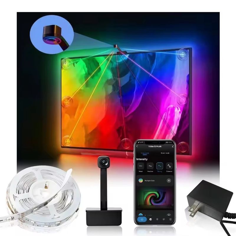 LED Type Smd5050 Led Chip Atmosphere 16.4ft LED Strip Sync to Screen Music for Google TV สายการ์ตูนการ์ตูนการ์ตูนการ์ตูนการ์ตูนการ์ตูนการ์ตูนการ์ตูนการ์ตูน