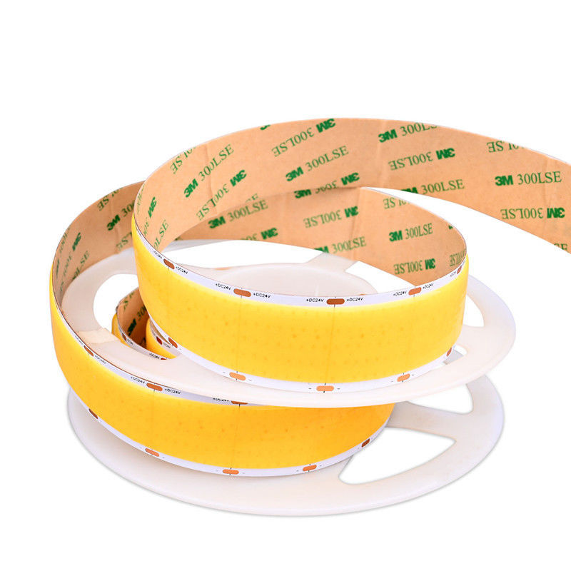 CRI 90 24V แสงสเตรป Cob สําหรับแสงภายใน แหล่งไฟส่วนตัววัสดุ FPC LED resistor