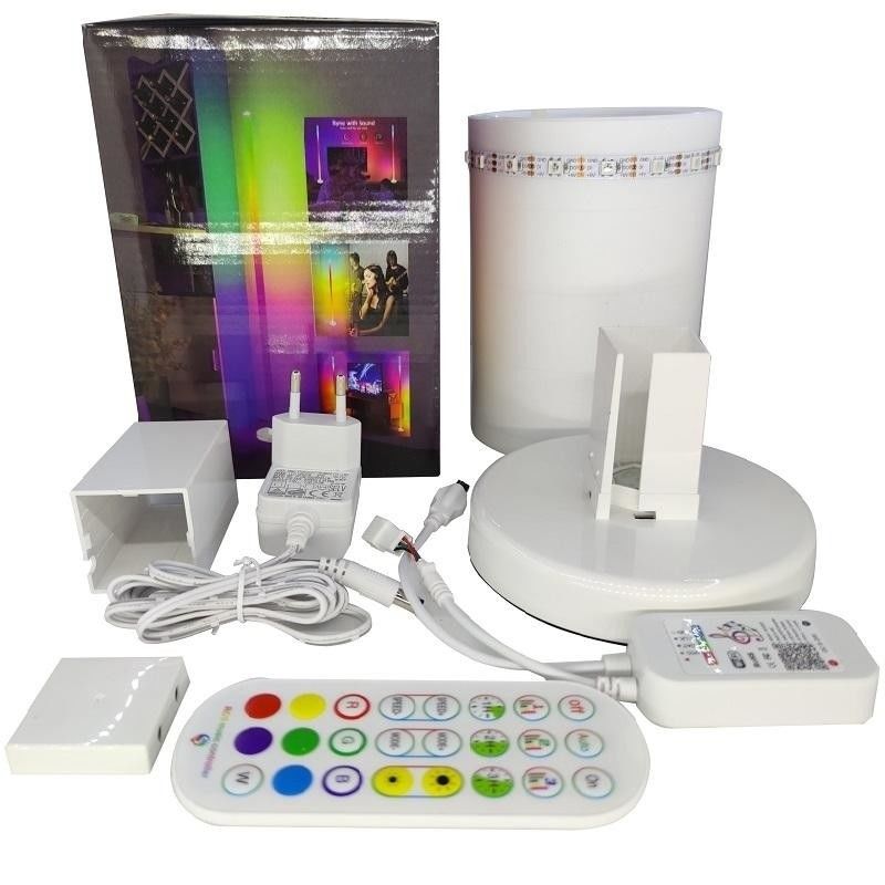 18 PCs/Ctn DC5V แผ่นไฟตกแต่งภายในพร้อมฟังก์ชันดนตรีและเครื่องควบคุม IR