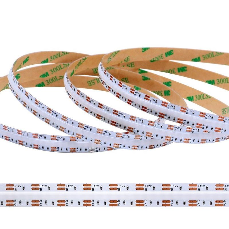 756LED RGB 10mm Wide COB LED Strip Light การสนับสนุนโดยตรง