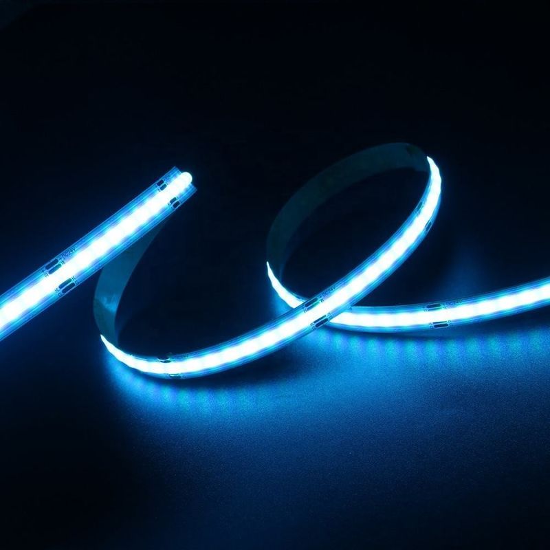 756LED RGB 10mm Wide COB LED Strip Light การสนับสนุนโดยตรง