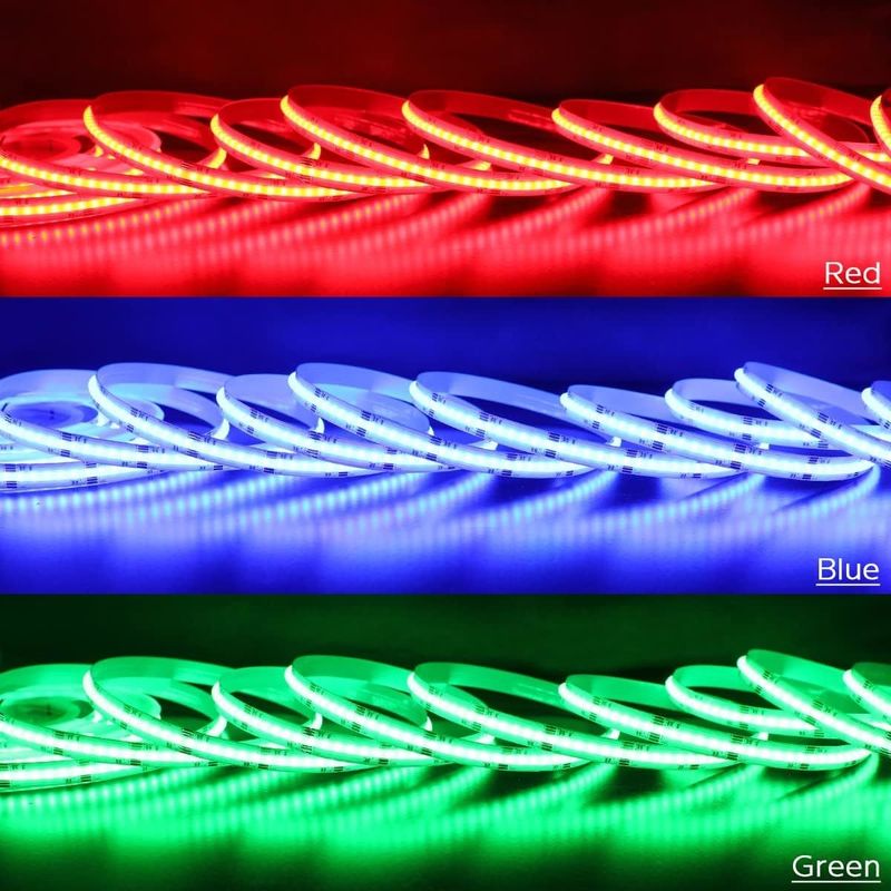 24V RGBCCT LED Strip Lights COB 840LEDs สําหรับการส่องแสงภายใน
