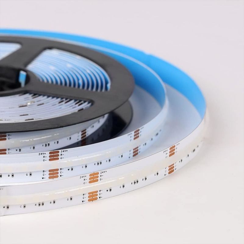 COB LED เส้นไฟเส้นตรง 21W / M 840leds / M DC24V ดี RGBWW RGBW RGBCCT 3000K 6000K
