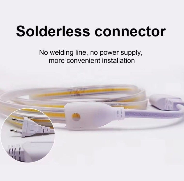 แสงสตรีป LED กันน้ํา 3000K 4000K 6500K 220V 110V สนับสนุน Dimmer -45 50 อุณหภูมิการทํางาน