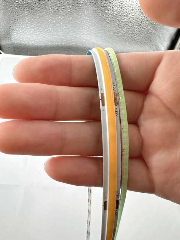 Super Thin 3mm Width Copper PCB Cob Strips Light สําหรับตกแต่งสํานักงานภายในภายนอก