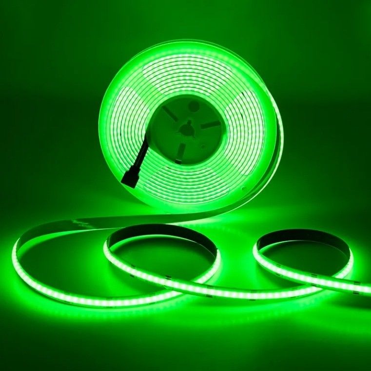 80lm/w 400leds/m Ultra Thin 5V 12V 24V IP20 สีขาว COB LED Light Strip 3mm 5mm ความกว้าง สีขาว น้ําเงิน สีแดง เขียว FCOB LED Strip