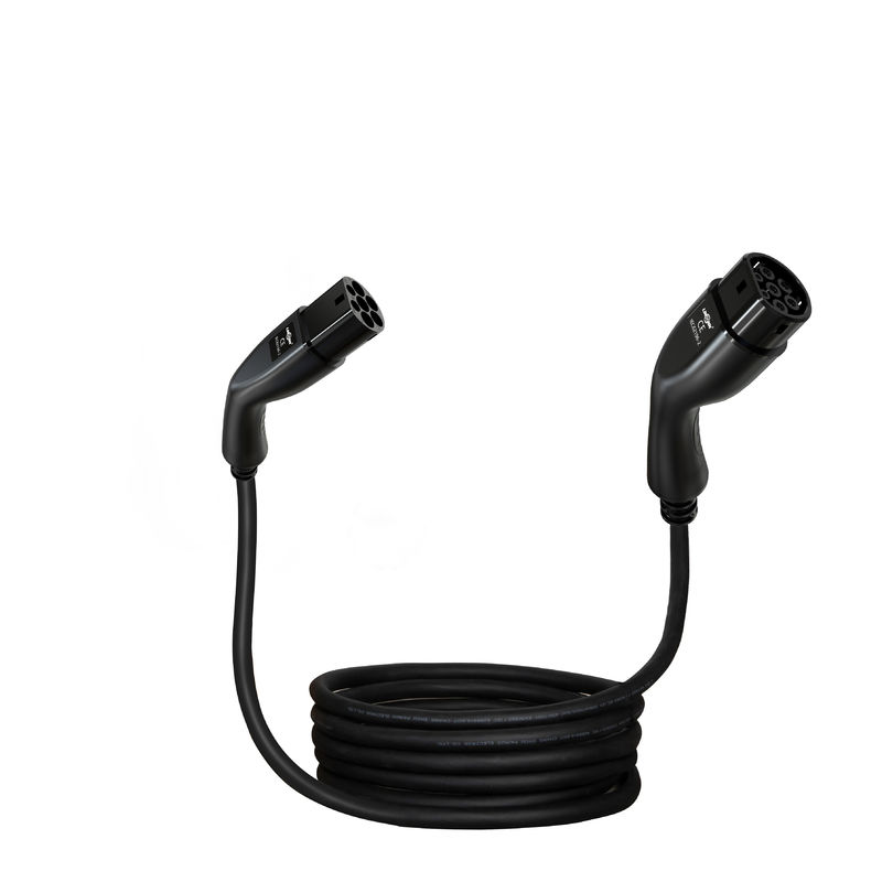 3.7kw Ev Charger ประเภท 2 ถึงประเภท 2 การชาร์จเร็ว EV การชาร์จเคเบิล