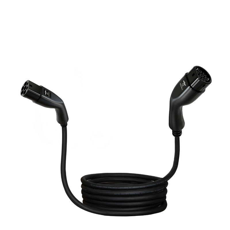 3.7kw Ev Charger ประเภท 2 ถึงประเภท 2 การชาร์จเร็ว EV การชาร์จเคเบิล